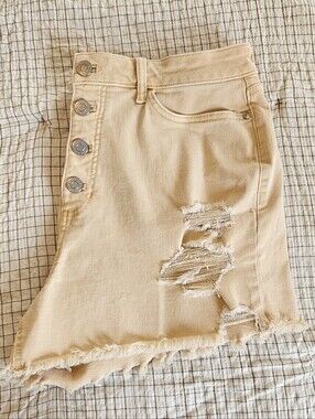 LC Lauren Conrad Yellow Shorts